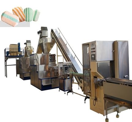 3000 kg/h Linha de produção de máquinas de fabricação de sabonetes para lavandaria e higiene