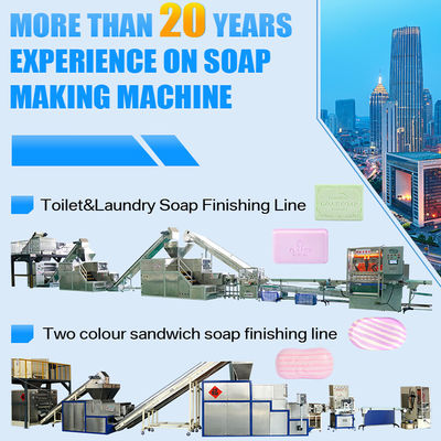 3000 kg/h Linha de produção de máquinas de fabricação de sabonetes para lavandaria e higiene