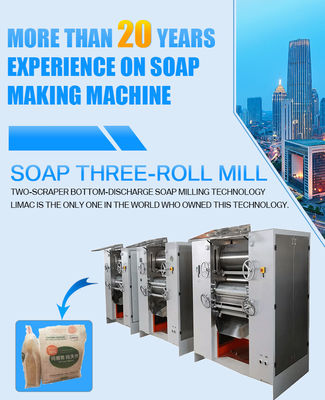 Produção de alta capacidade Triple Roll Mill Sabão 3 Three Roll