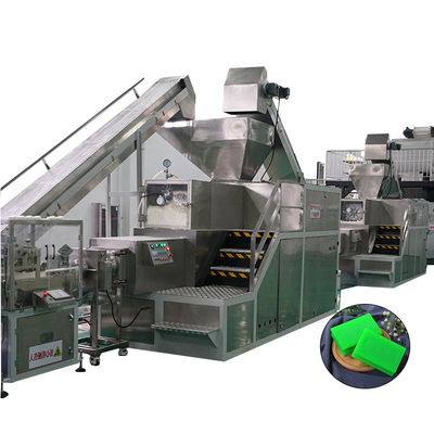 Linha de produção de máquinas de fabricação de sabonete de 500-2000 kg/h com função de corte de sabonete