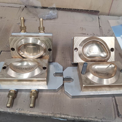 Estampação de sabão com molde de cobre de forma oval e impressora de cobre